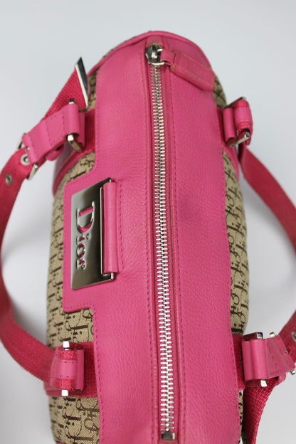 Dior Monogram Columbus Boston Bag 2005