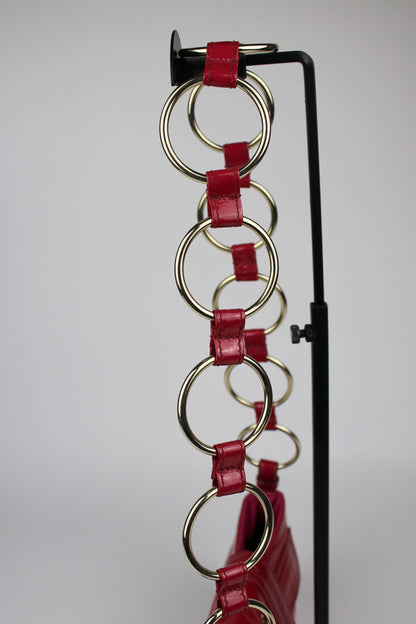 Yves Saint Laurent La Parisienne Patent O-Ring Strap Bag 2005