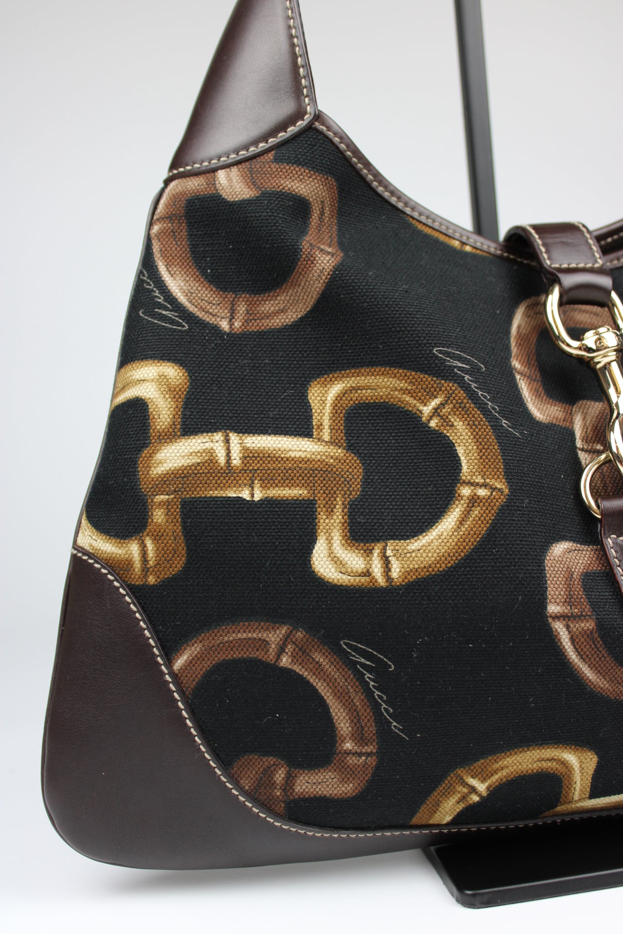 Gucci Horsebit Print Jackie Bag