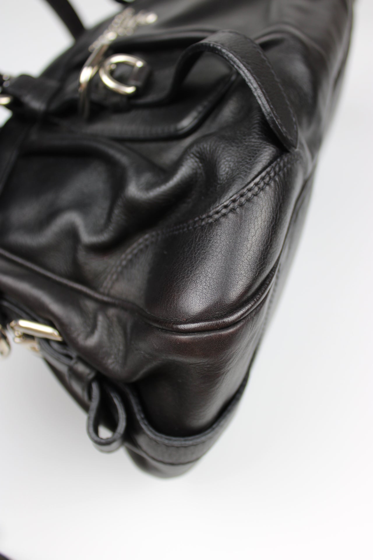 Prada Glacé Calf Leather 2-Way Bag
