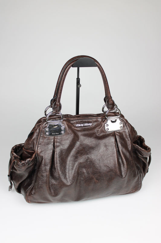 Miu Miu Vitello Hobo Bag