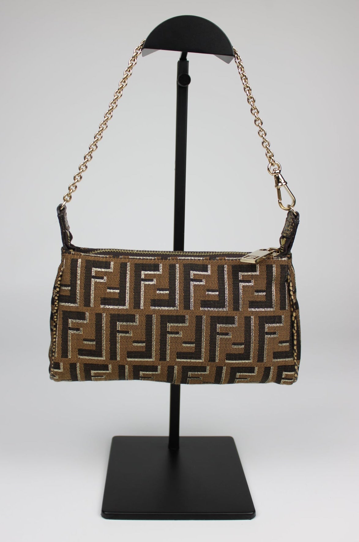 Fendi Zucca 2-Way Pochette Bag