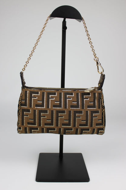 Fendi Zucca 2-Way Pochette Bag