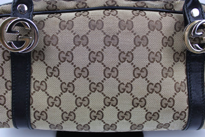 Pre-owned Gucci Monogram Interlocking GG Twins Shoulder Bag