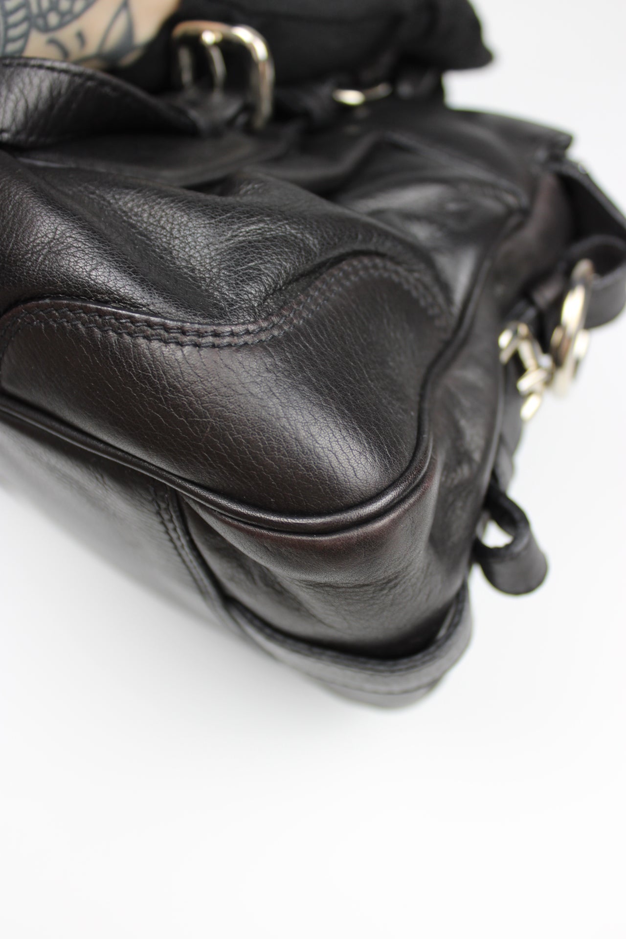 Prada Glacé Calf Leather 2-Way Bag