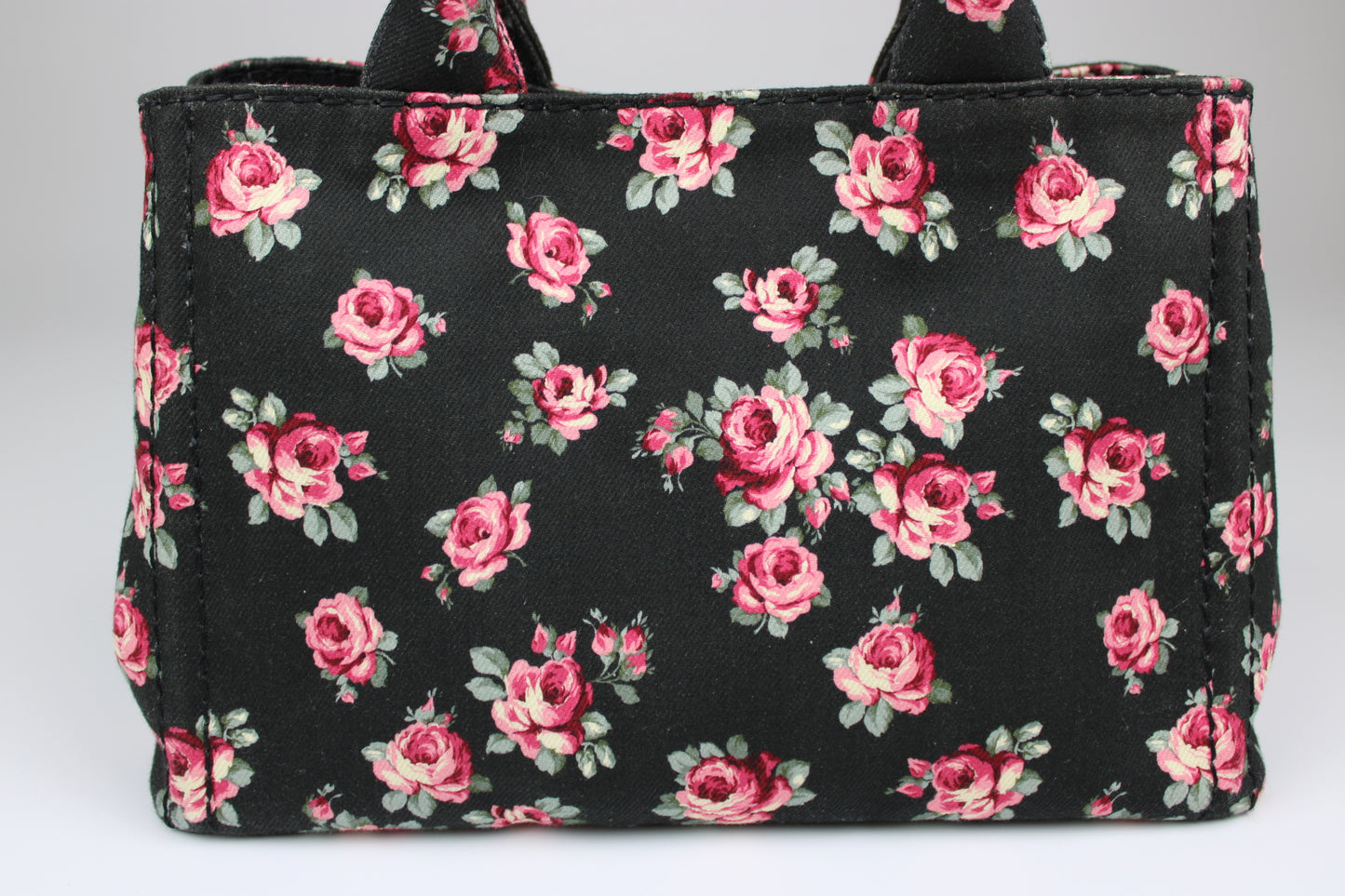 Prada Floral Canapa Bag