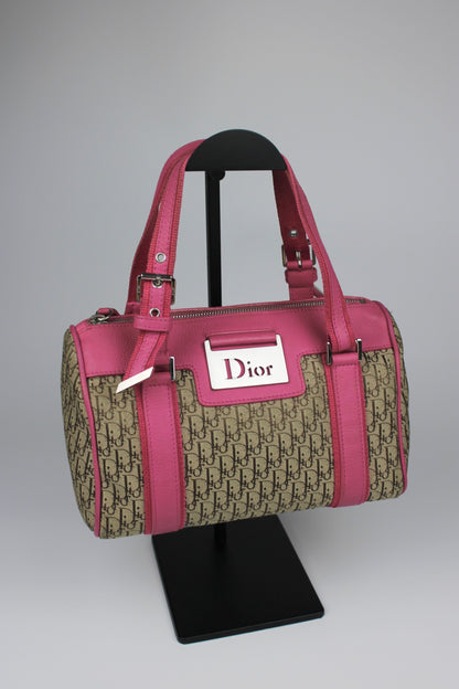Dior Monogram Columbus Boston Bag 2005