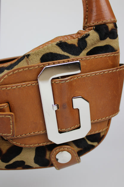Dolce & Gabbana Pony Hair Leopard Print Bag