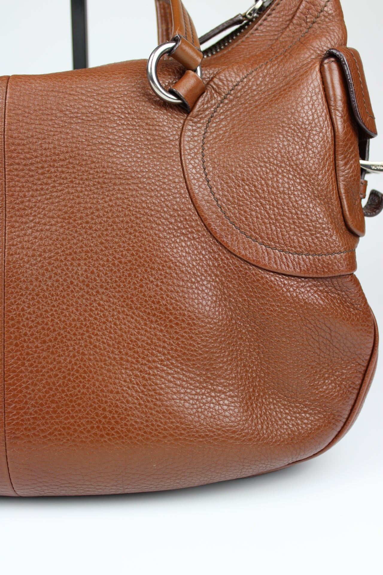 Prada Vit Daino Leather Two Way Bag