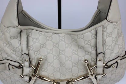 Pre-owned Gucci Monogram 85th Anniversary Leather Jackie Bag