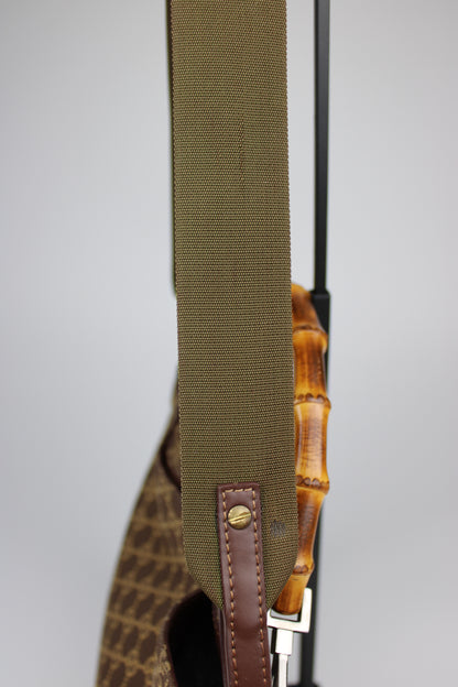 Gucci Monogram Bamboo Shoulder Bag