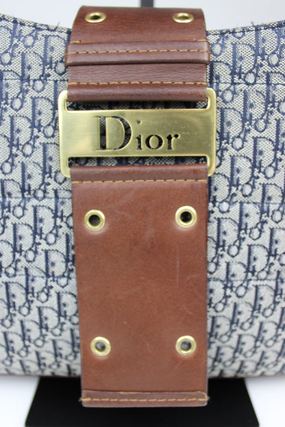 Dior Monogram Columbus Hobo Bag 2002