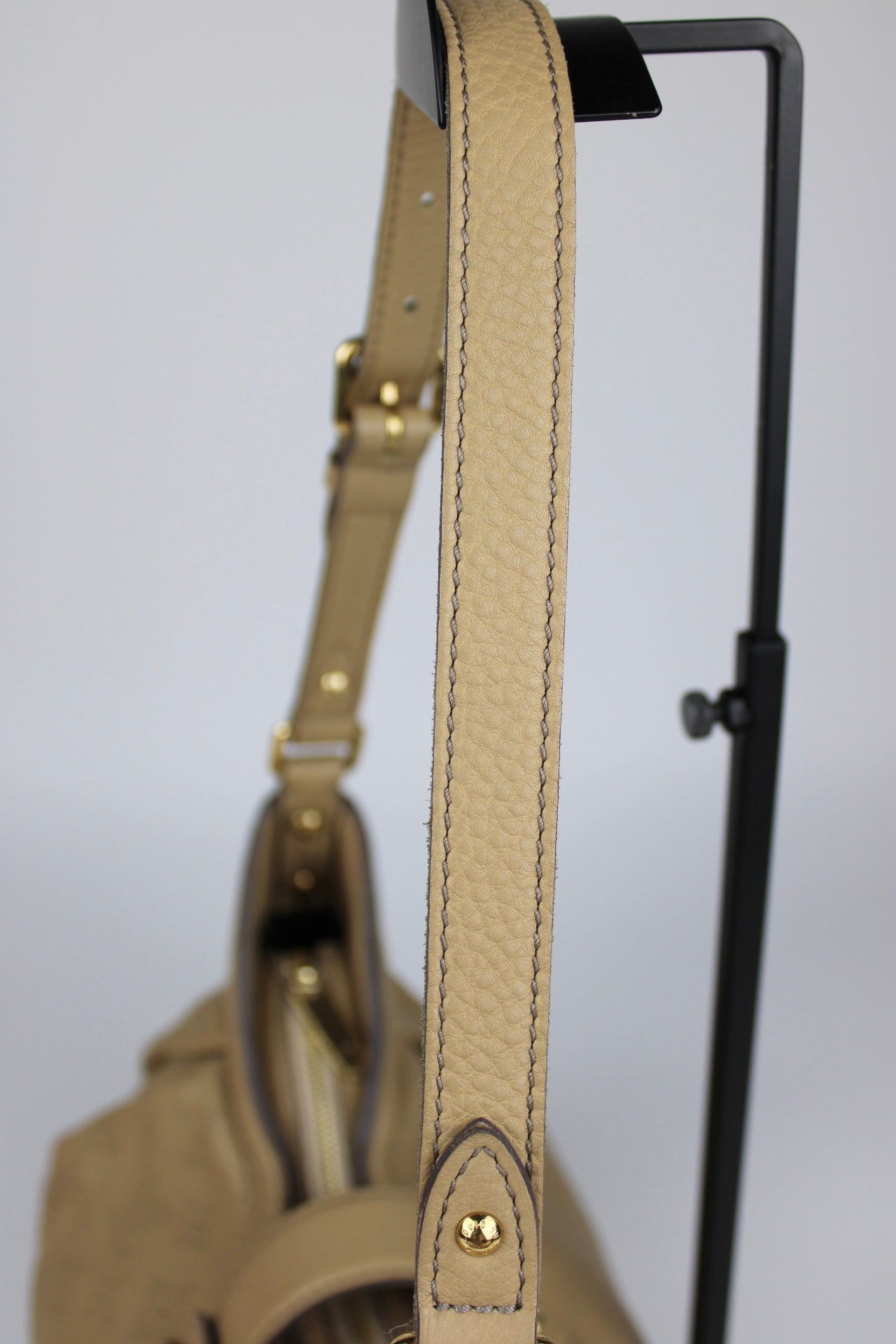 Louis Vuitton Leather Mahina Biscuit Monogram 2-Way Bag 2009