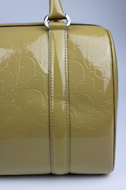 Dior Monogram Patent Boston Bag 2008
