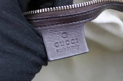 Pre-owned Gucci Guccissima Monogram Leather Heart Interlocking GG Tote Bag