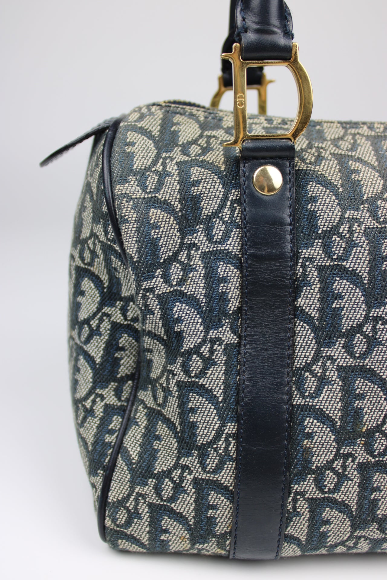Dior Monogram Trotter Boston Bag 2002