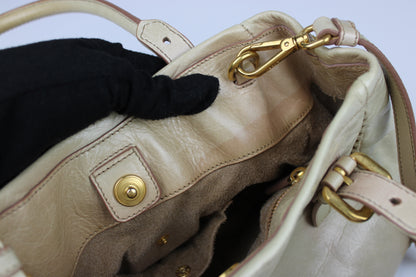 Prada Vitello Shine 2-Way Bow Bag