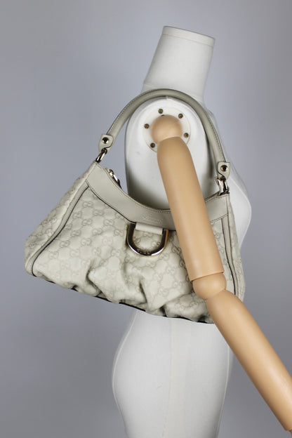 Gucci Monogram Abbey Leather Bag