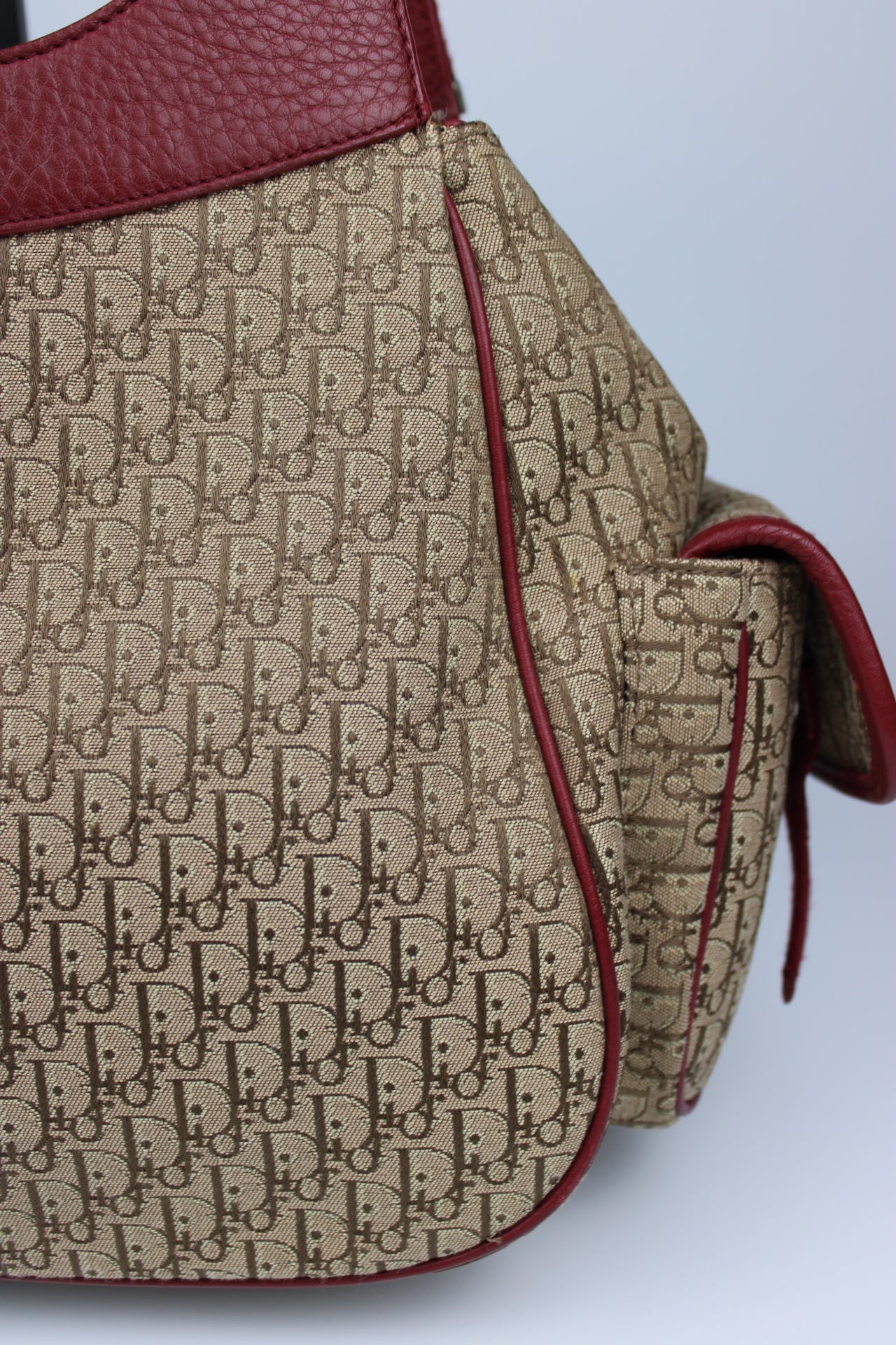 Dior Monogram Columbus Hobo Bag 2006
