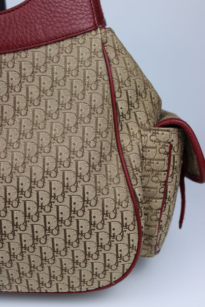 Dior Monogram Columbus Hobo Bag 2006