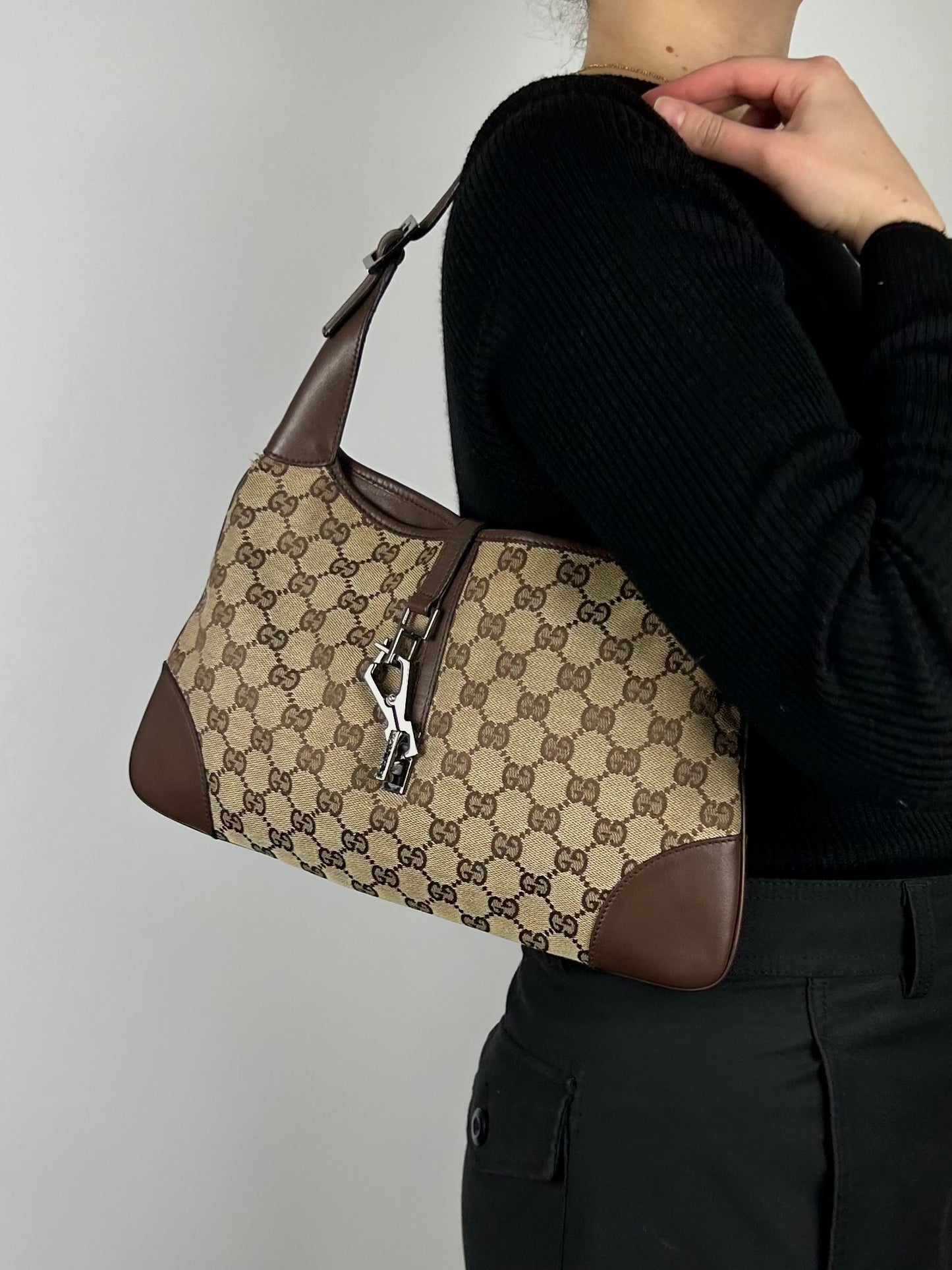 Gucci Monogram Jackie Bag