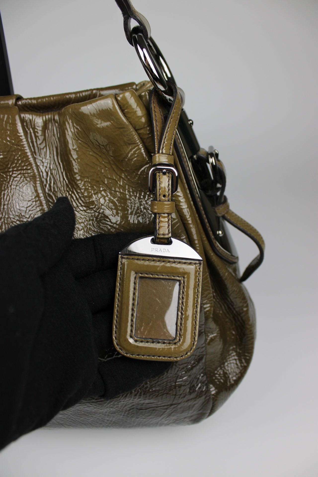 Prada Vernice Sfumata Ombré Patent Bag 2008