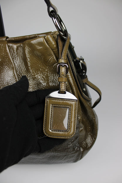 Prada Vernice Sfumata Ombré Patent Bag 2008