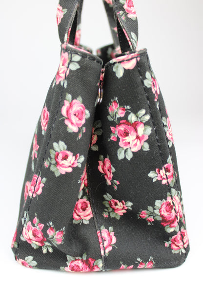 Prada Floral Canapa Bag