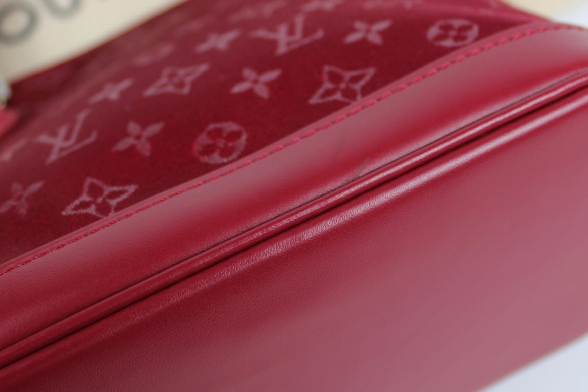 Louis Vuitton Satin Micro Alma Bag 2002