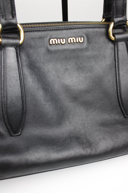 Miu Miu Nappa Leather East/West Shopping Shoulder Bag 2009