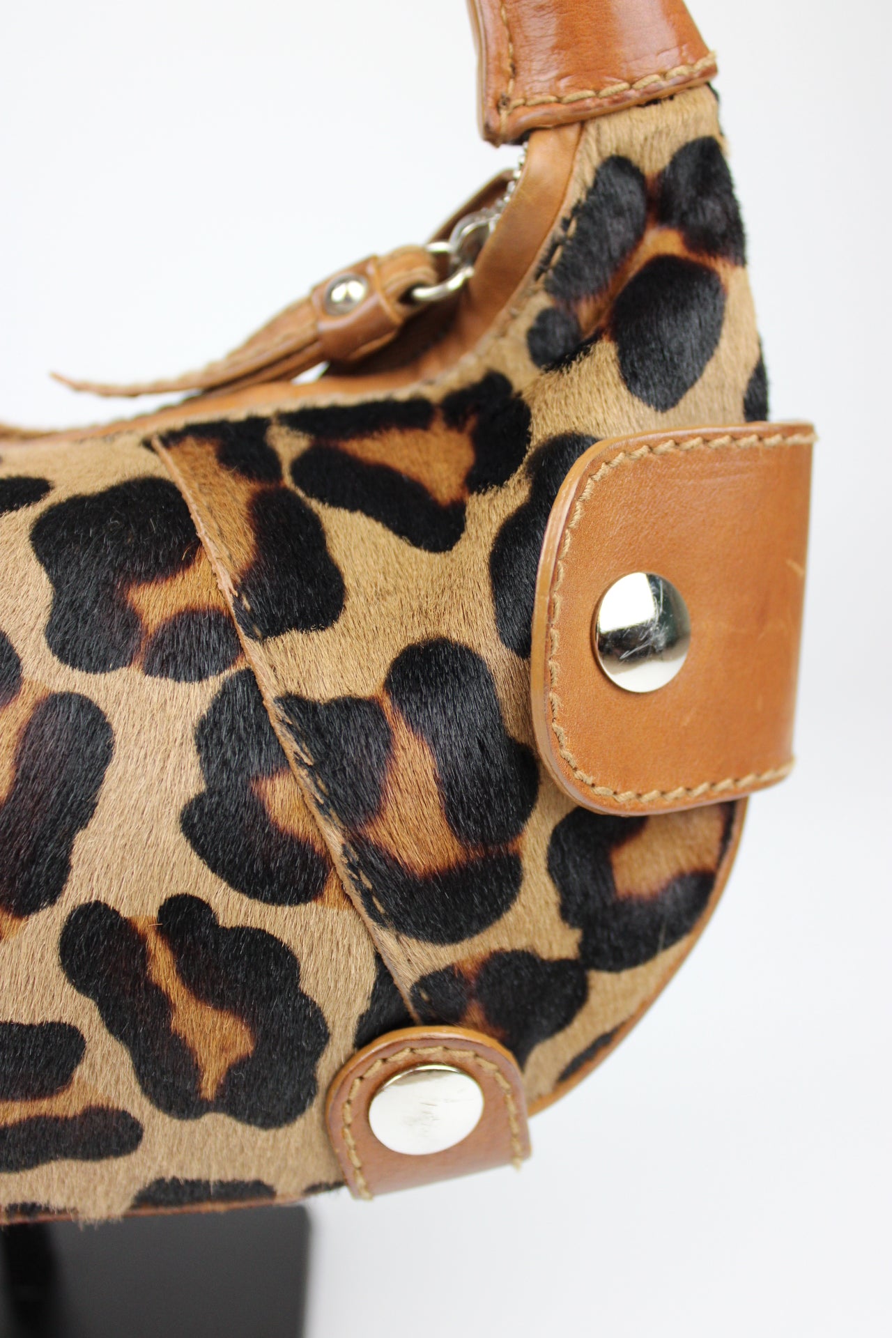 Dolce & Gabbana Pony Hair Leopard Print Bag