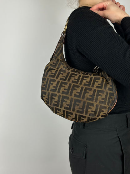 Fendi Zucca Chain Strap Bag