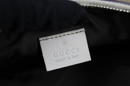 Gucci Monogram Interlocking GG Heart Charm Pochette Bag