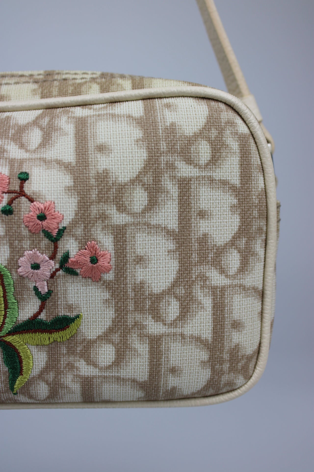Dior Monogram Embroidered Pochette Bag 2005