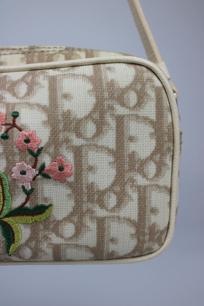 Dior Monogram Embroidered Pochette Bag 2005