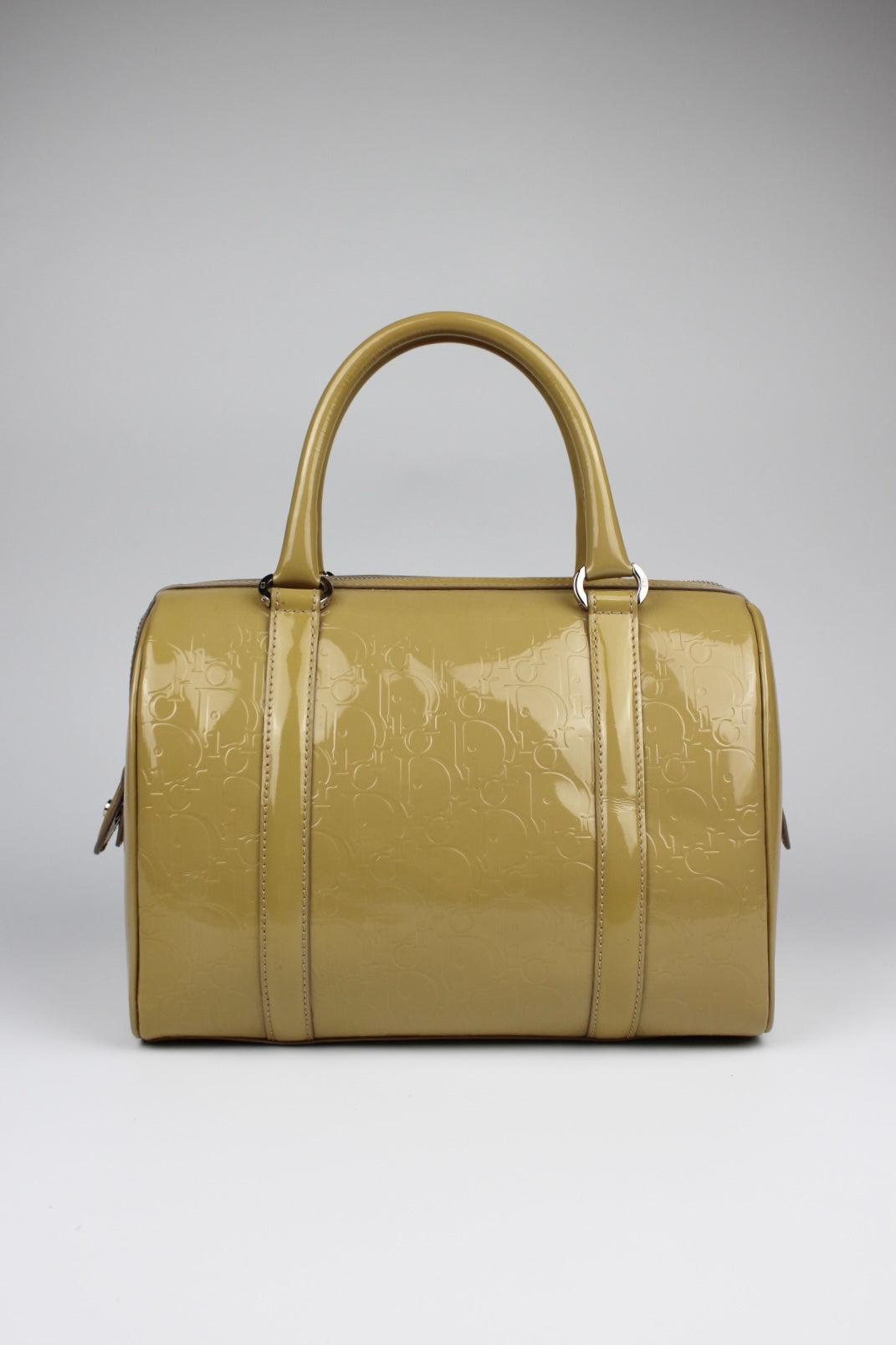 Dior Monogram Patent Boston Bag 2008