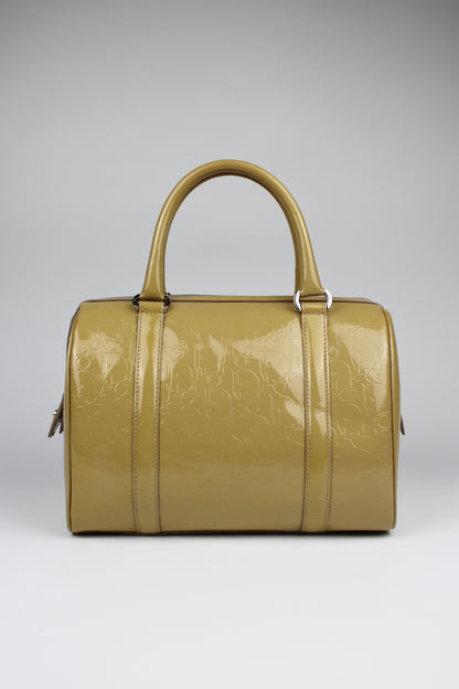 Dior Monogram Patent Boston Bag 2008