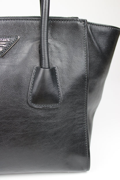 Prada Calfskin Leather Tote 2-Way Bag 2013