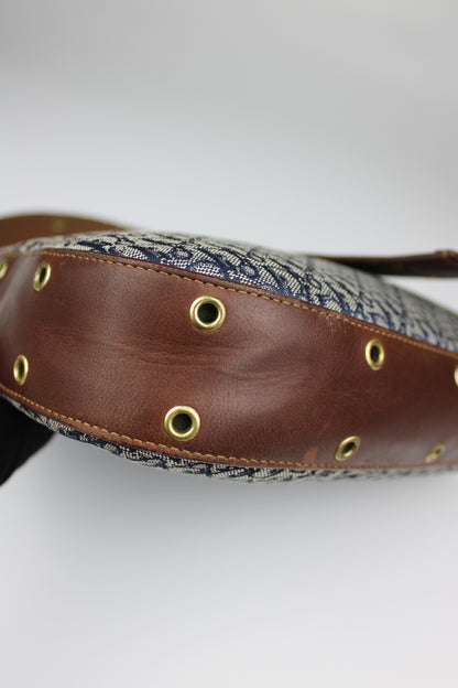 Dior Monogram Columbus Hobo Bag 2002