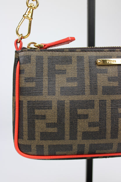 Fendi Zucca Chain Pochette Bag
