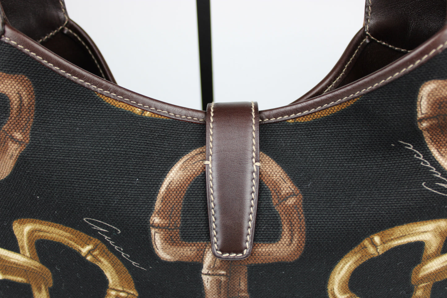 Gucci Horsebit Print Jackie Bag