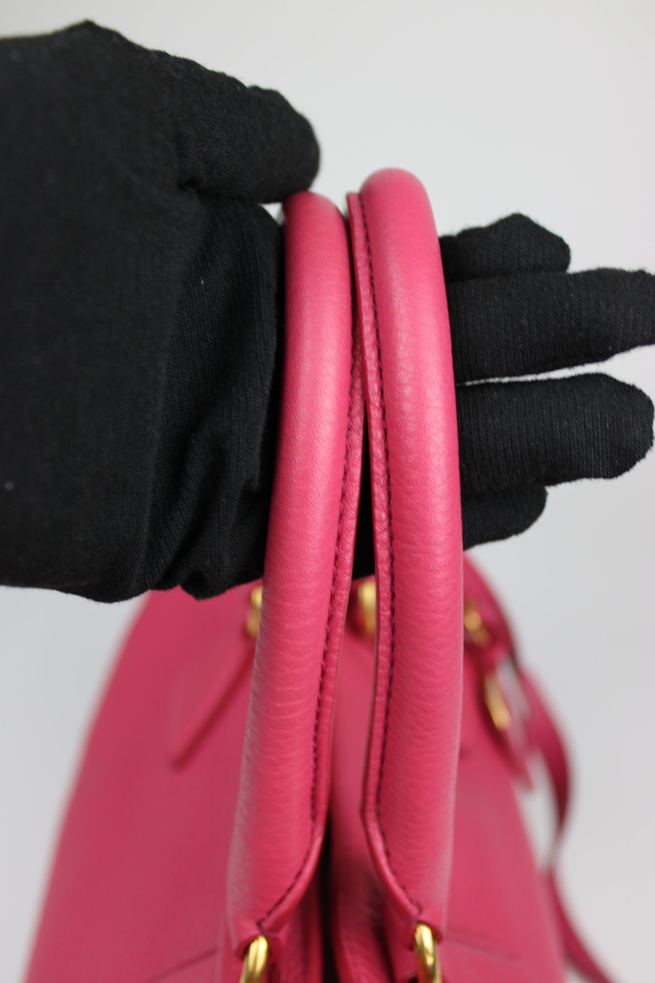 Prada Vitello Daino 2-Way Pink Tote Bag