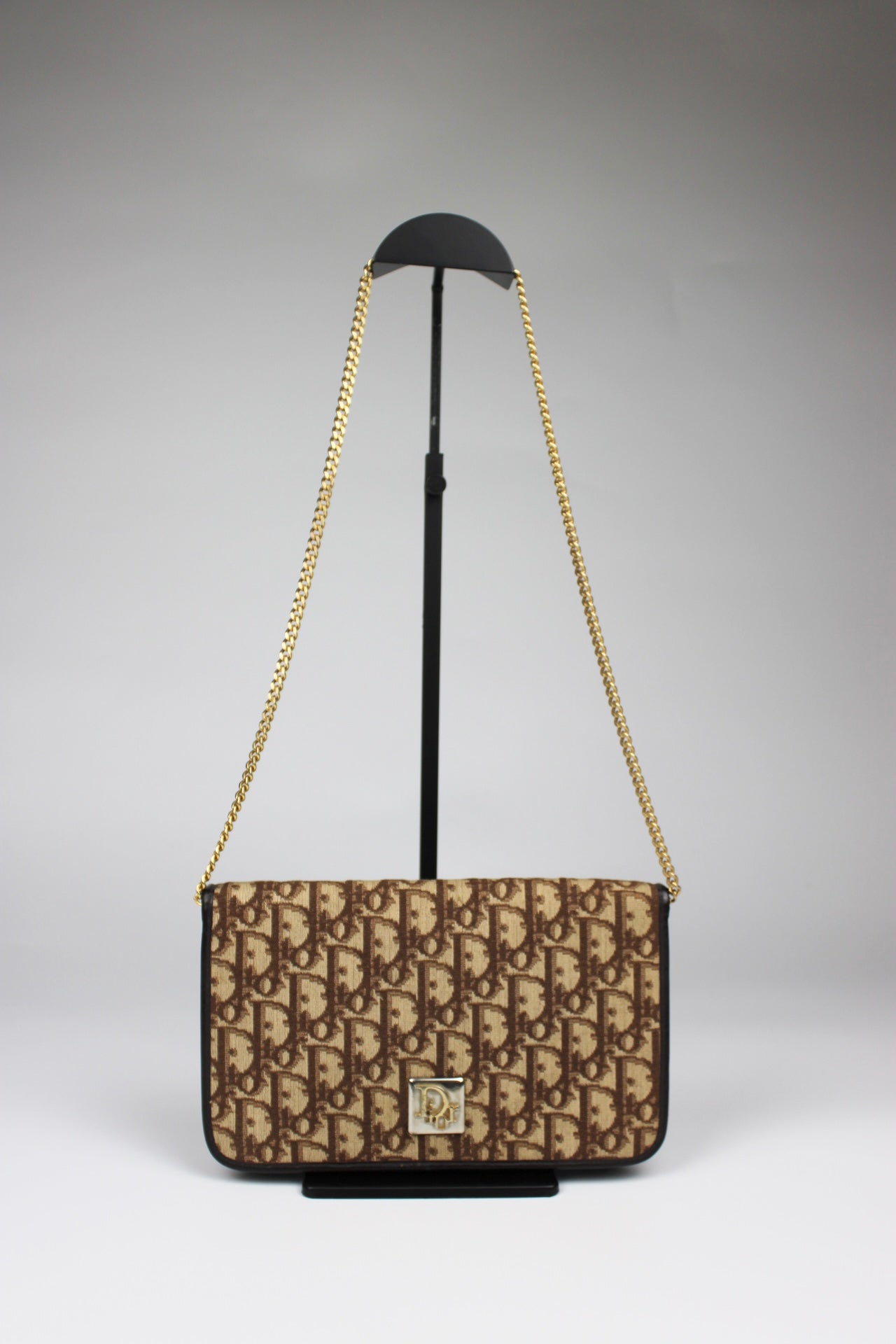 Dior Monogram Shoulder Bag 1980s