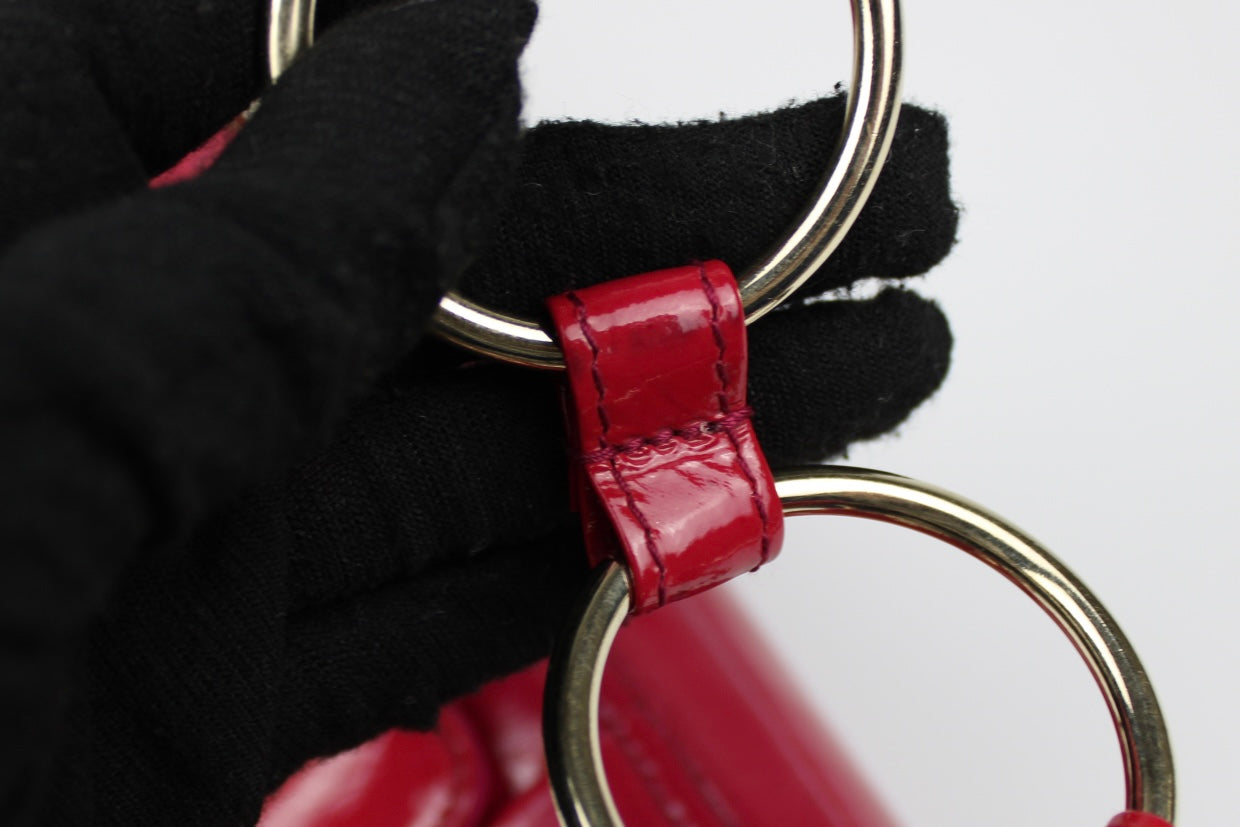 Yves Saint Laurent La Parisienne Patent O-Ring Strap Bag 2005