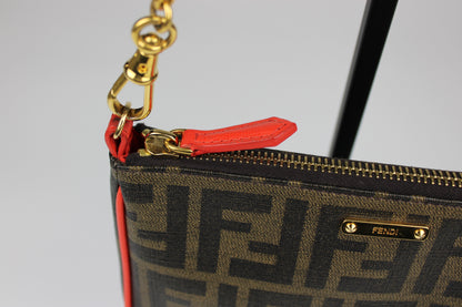 Fendi Zucca Chain Pochette Bag