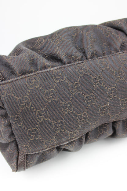 Gucci Monogram Abbey Denim Bag