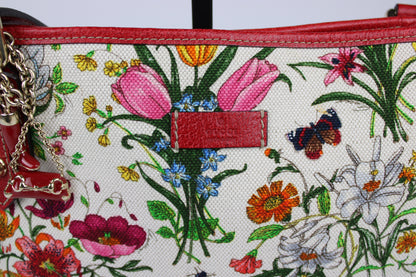 Gucci Floral Charm Cross Body Bag