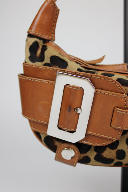 Dolce & Gabbana Pony Hair Leopard Print Bag