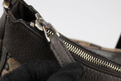 Pre-owned Gucci Monogram Denim Abbey Bag