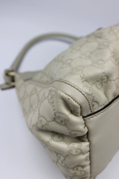 Gucci Monogram Abbey Leather Bag